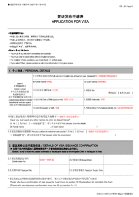 怎么申请去韩国工作签证
