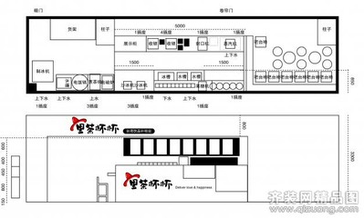 店面平面设计图 店面平面设计