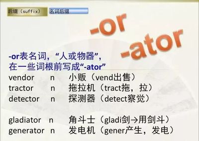 or后缀的意思