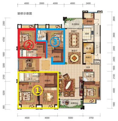 客厅在中间叫什么户型