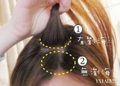 没有刘海苹果头怎么扎