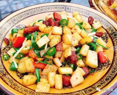 脆哨土豆丁的制作方法