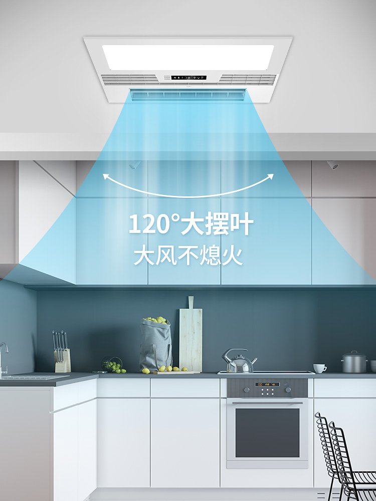 厨房地上吹风