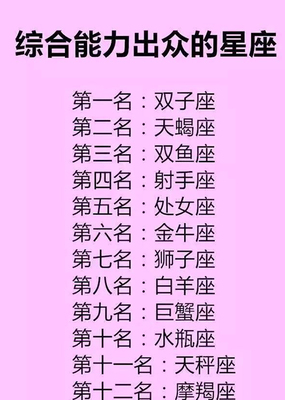 最漂亮的星座