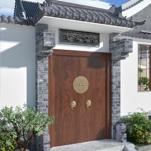 别墅庭院大门设计图
