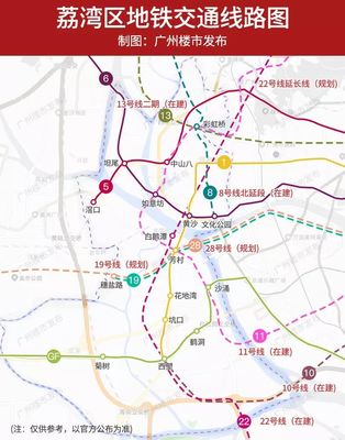 广州海珠区地铁线路图