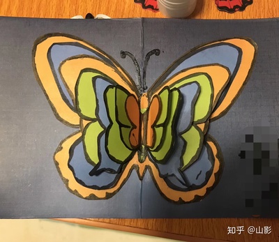幼儿园蝴蝶怎么画图片
