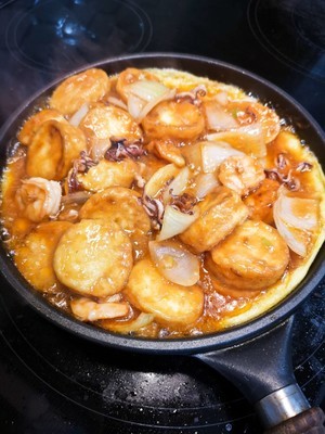 铁板日本豆腐做法