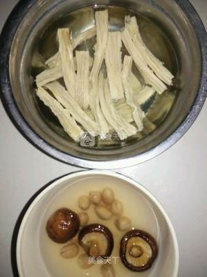 干香菇 腐竹的做法