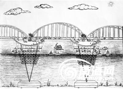 桥怎么画简单画法
