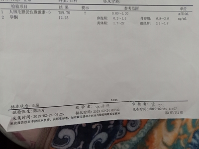 hcg12孕酮2怀孕多少天