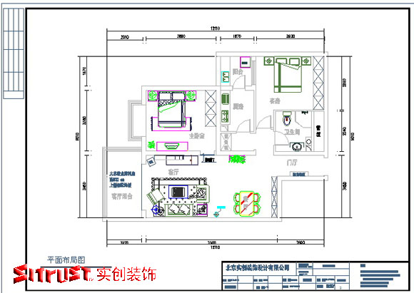 厨柜展厅平面设计图片,展