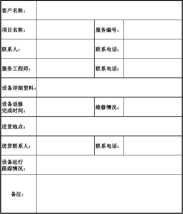 设备维修报告怎么写