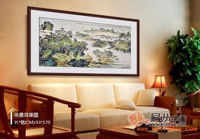山水画能挂厨房吗