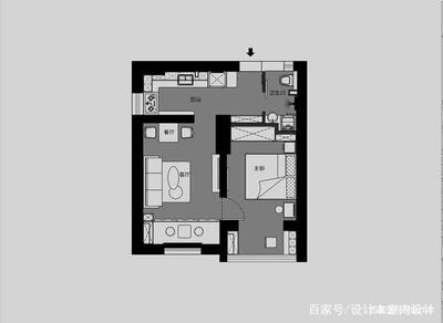 厨房灶跟洗手间中间有隔墙