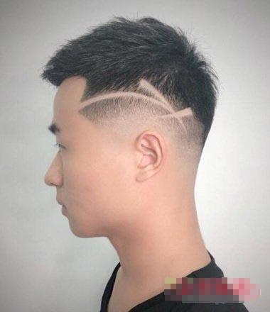 快手网红男短发发型