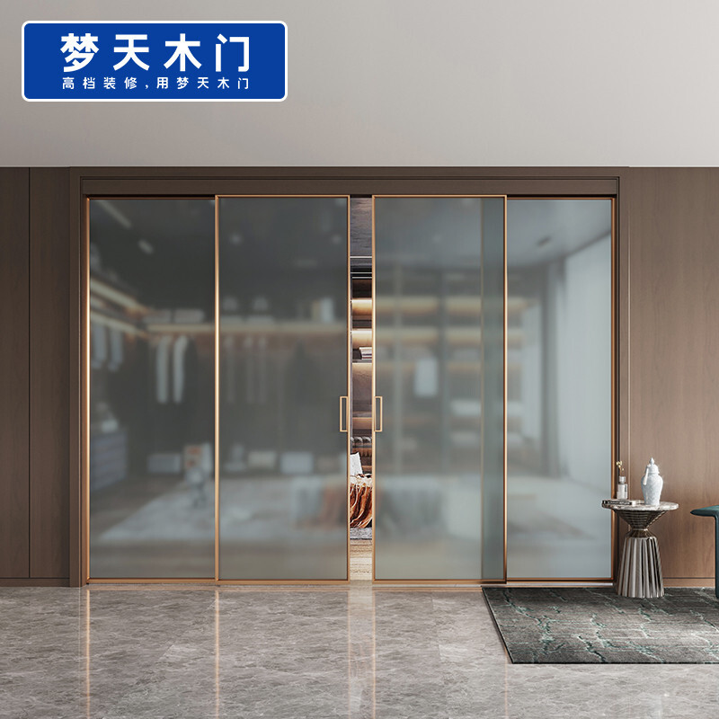 梦天白色厨房移门