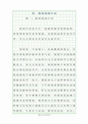 愉快的学校生活 作文500字作文怎么写