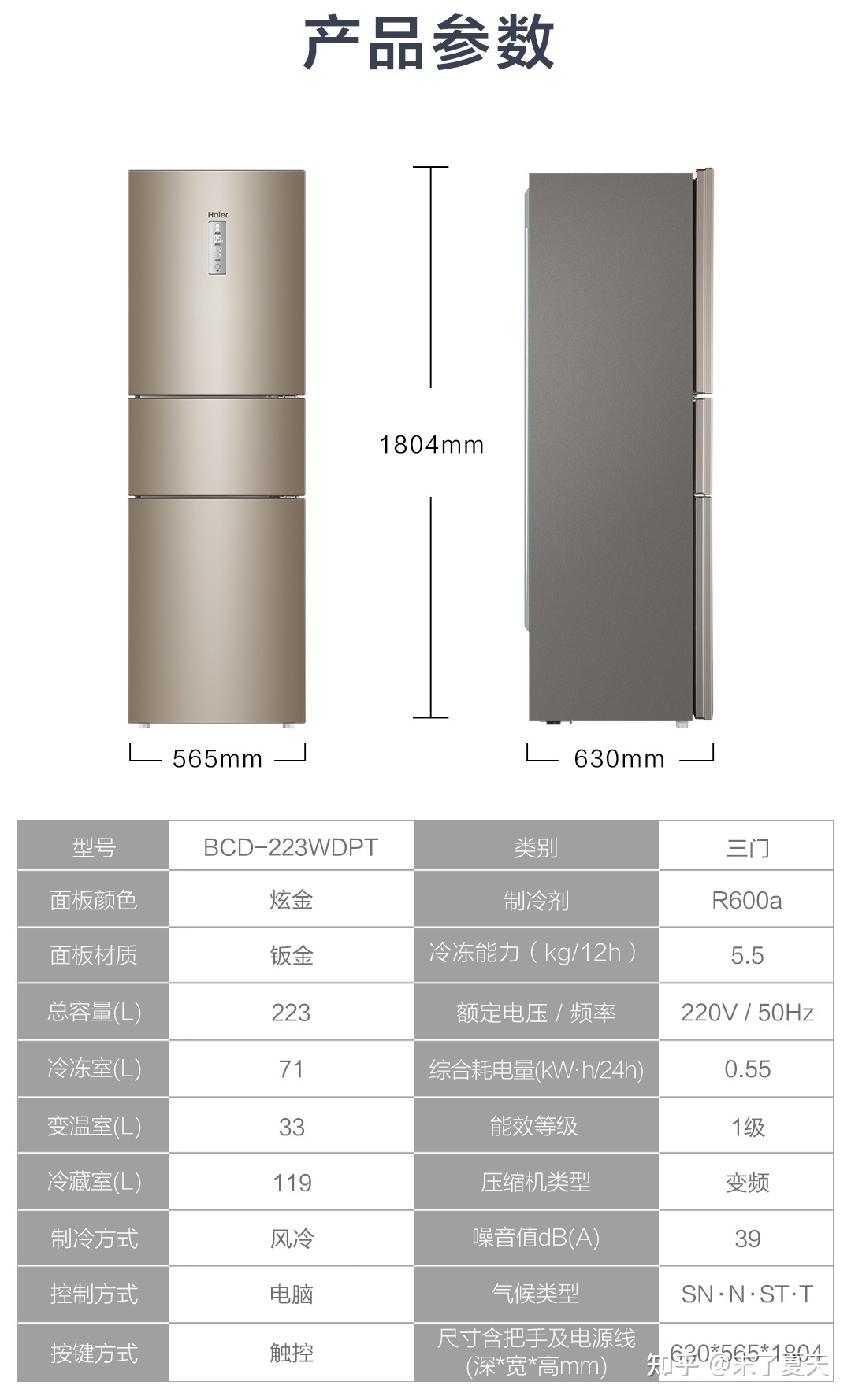 选购冰箱看哪些参数