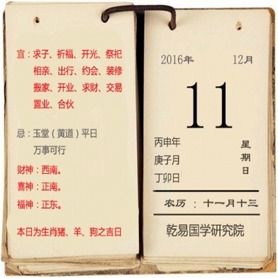 八字每日运程