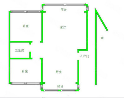 厕所离厨房远