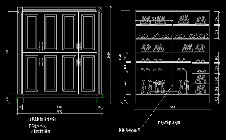 橱柜罗马柱计算方式