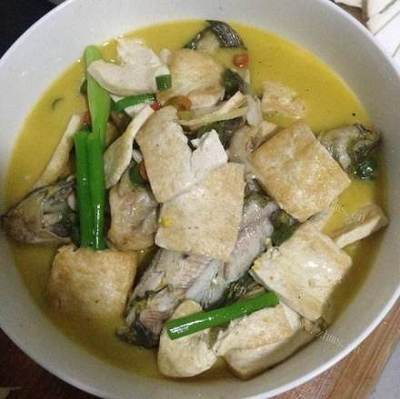 豆腐炖鱼块的家常做法