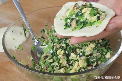 香菇油菜做素馅怎样做好吃