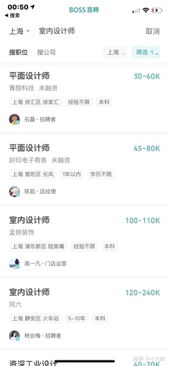 上海室内设计师工资一般多少