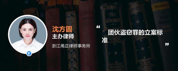 浙江省盗窃罪立案标准