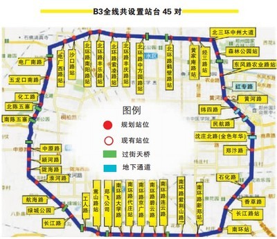 郑州b3公交车路线