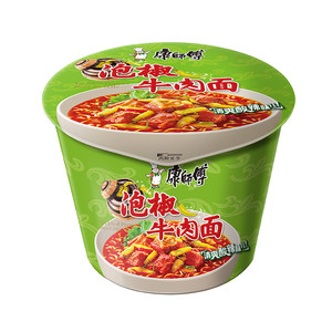 康师傅老坛泡椒牛肉面多少钱一袋