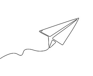 纸飞机绘图图片素材下载