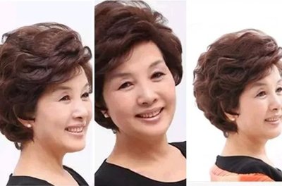 老年女人短发剪发技巧