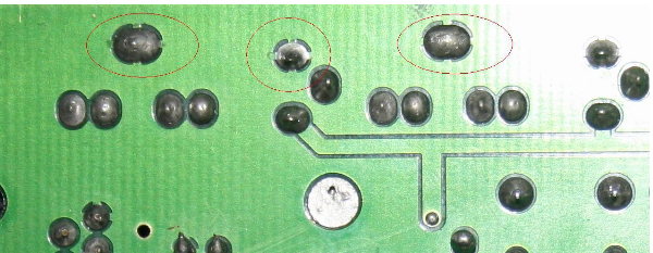 pcb铜箔孔洞会有什么异常