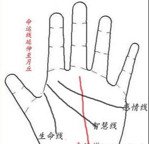 命运线止于智慧线