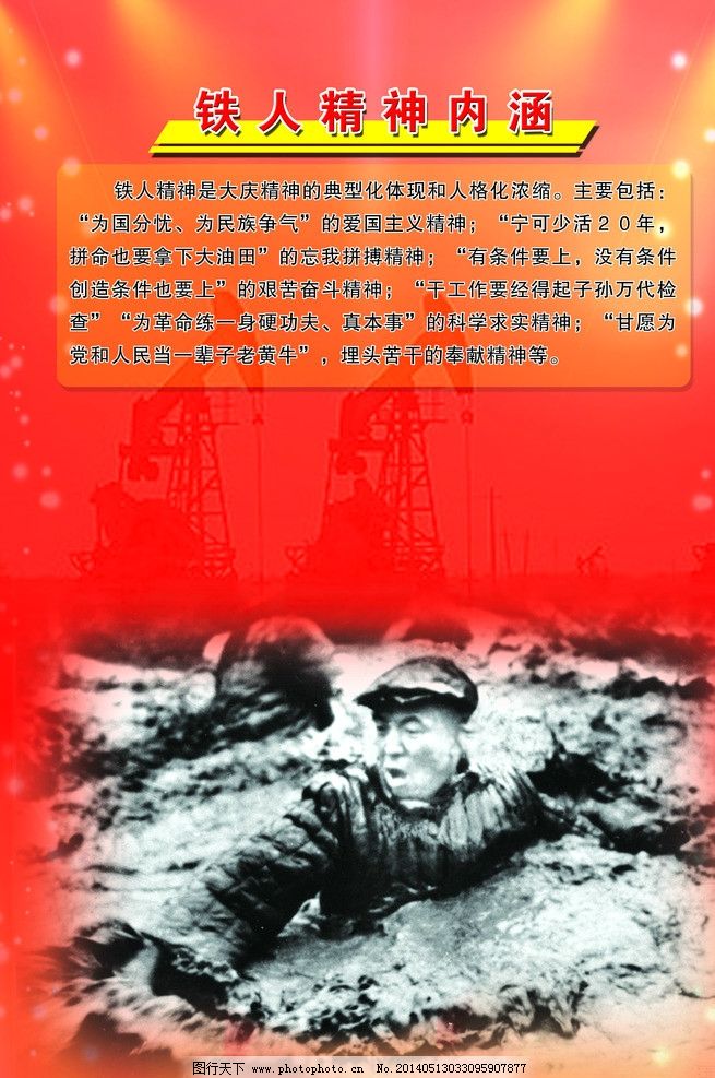 王进喜铁人称号的由来 大庆精神铁人精神的由来 - 信禾教育百科