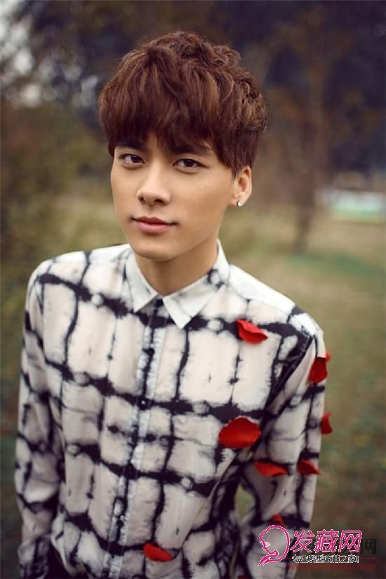 发型男烫发纹理烫