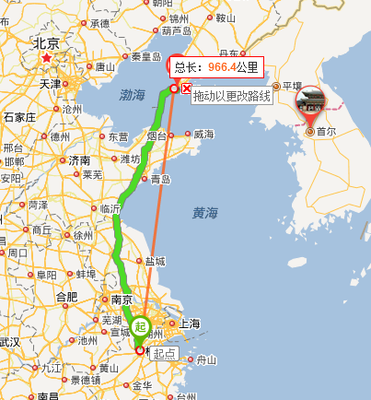 浙江到大连多少公里