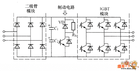 变频器制动电阻原理图