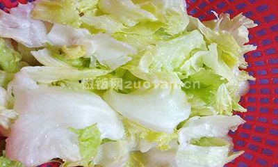 生菜和香菇瘦肉