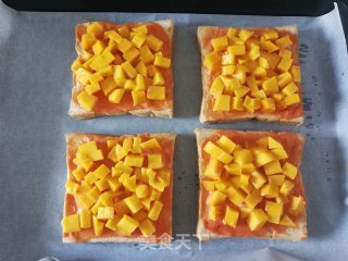 芒果pizza制作方法