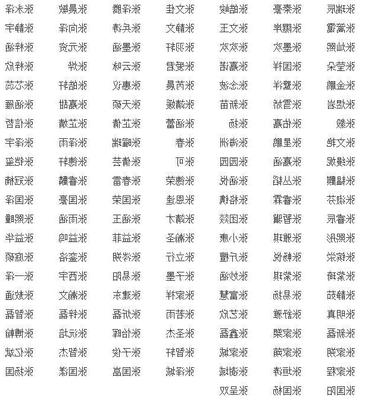 汉字五行查询