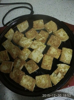 电饼铛煎豆腐的做法