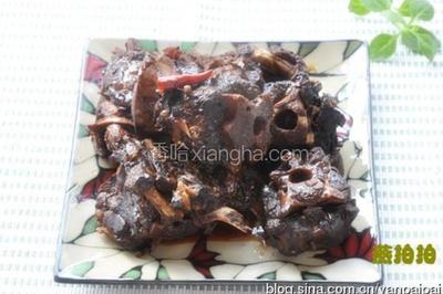 羊蝎子酱的制作方法