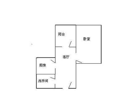 阳台为厨房的一室一厅装修