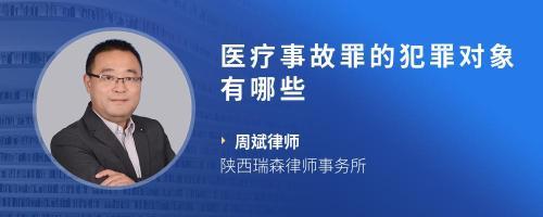 医疗事故罪的主体