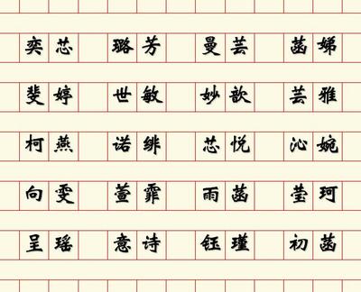 付名字大全男孩名字