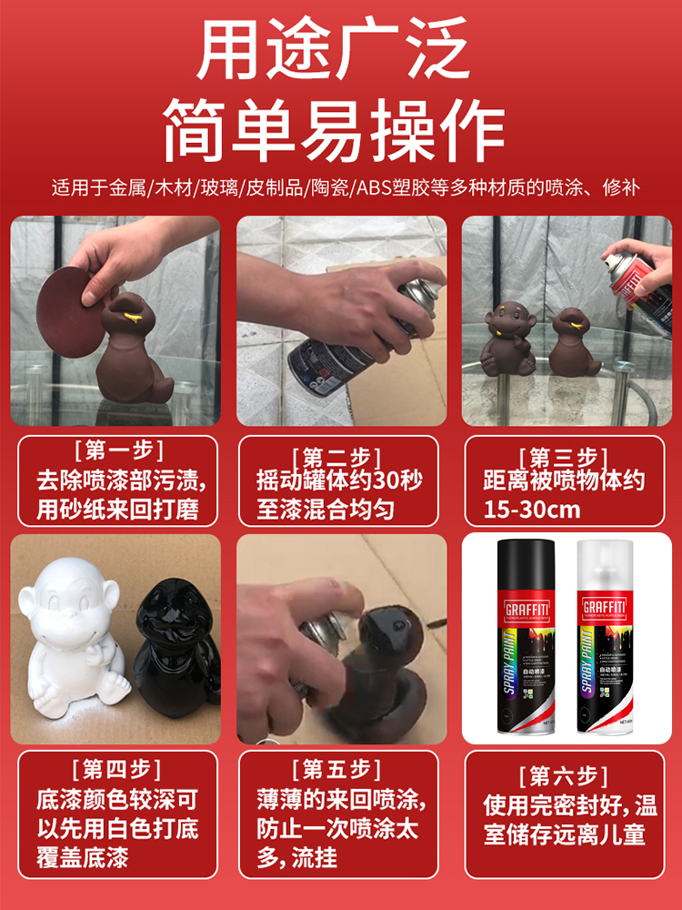 蓝色银粉漆喷涂方法