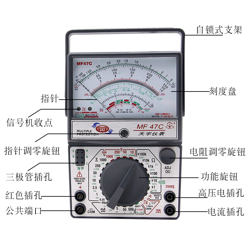 什么是指针万用表的重要元件